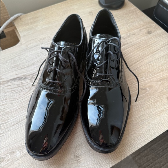 Cole Haan Plain Toe Oxford Black Patent Leather - Picture 3 of 7